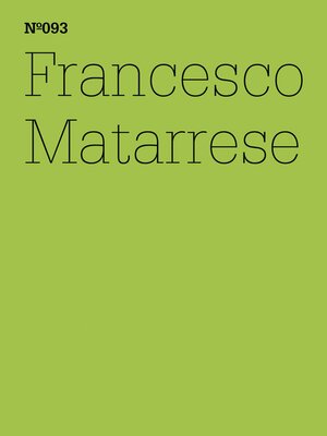 cover image of Francesco Matarrese